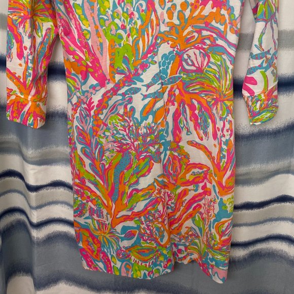 Lilly Pulitzer Christie Dress in Scuba to Cuba - Picture 3 of 6